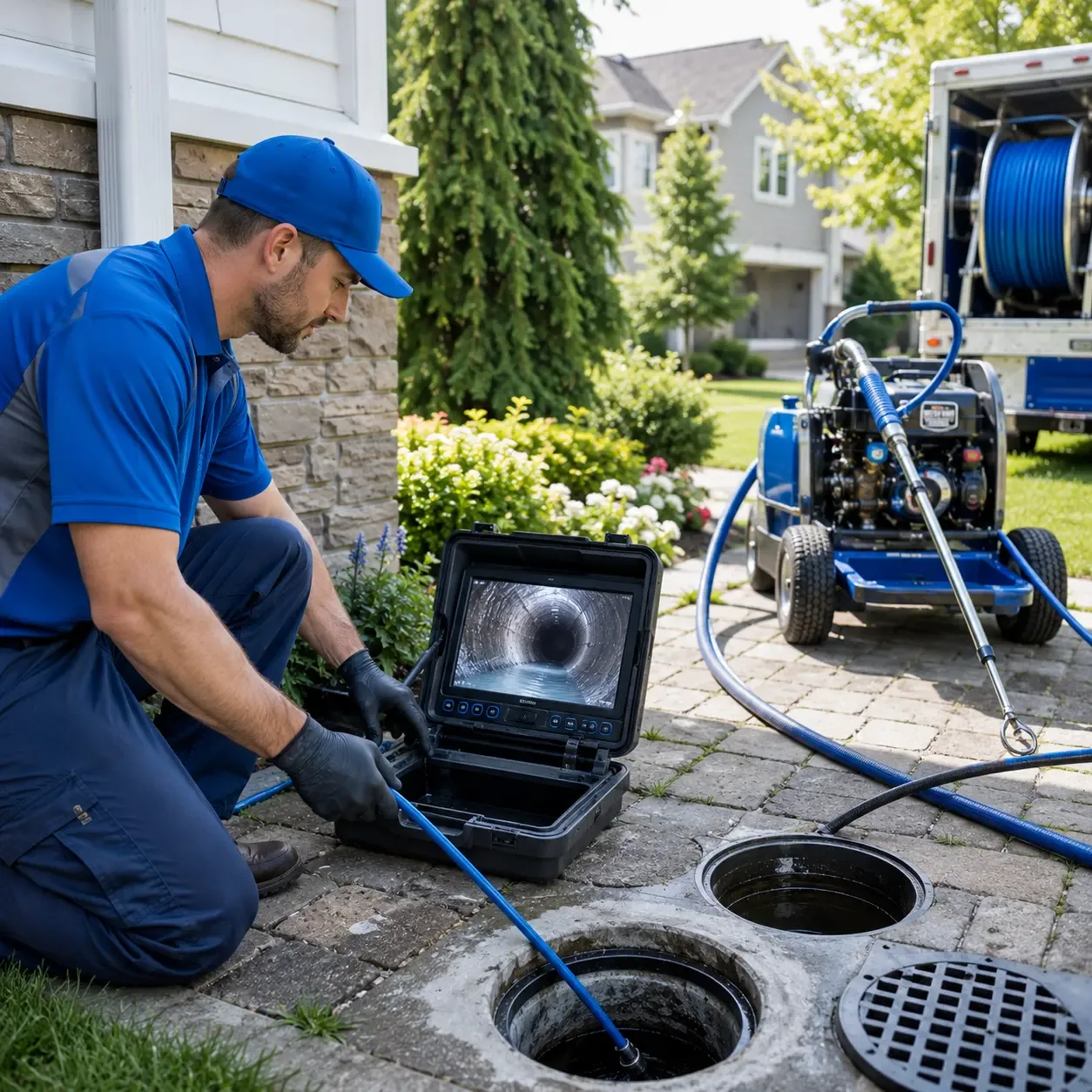 Outdoor drain cleaning professionals serving Menominee, MI