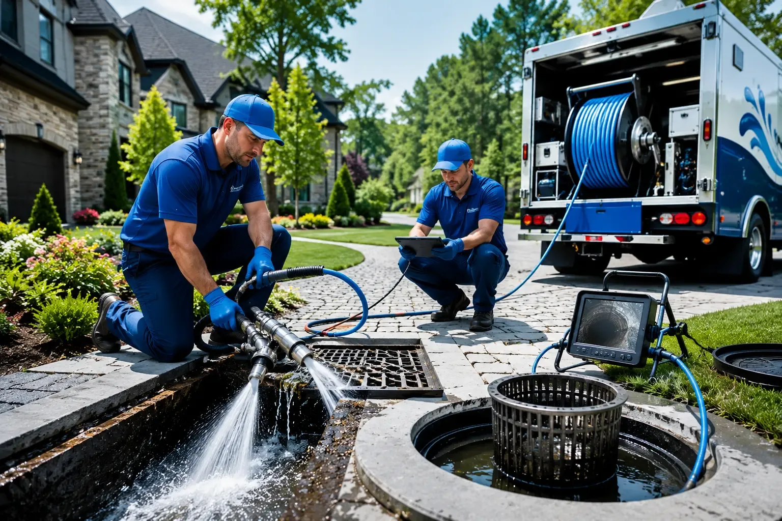 Local outdoor drain cleaning professionals in Menominee, MI