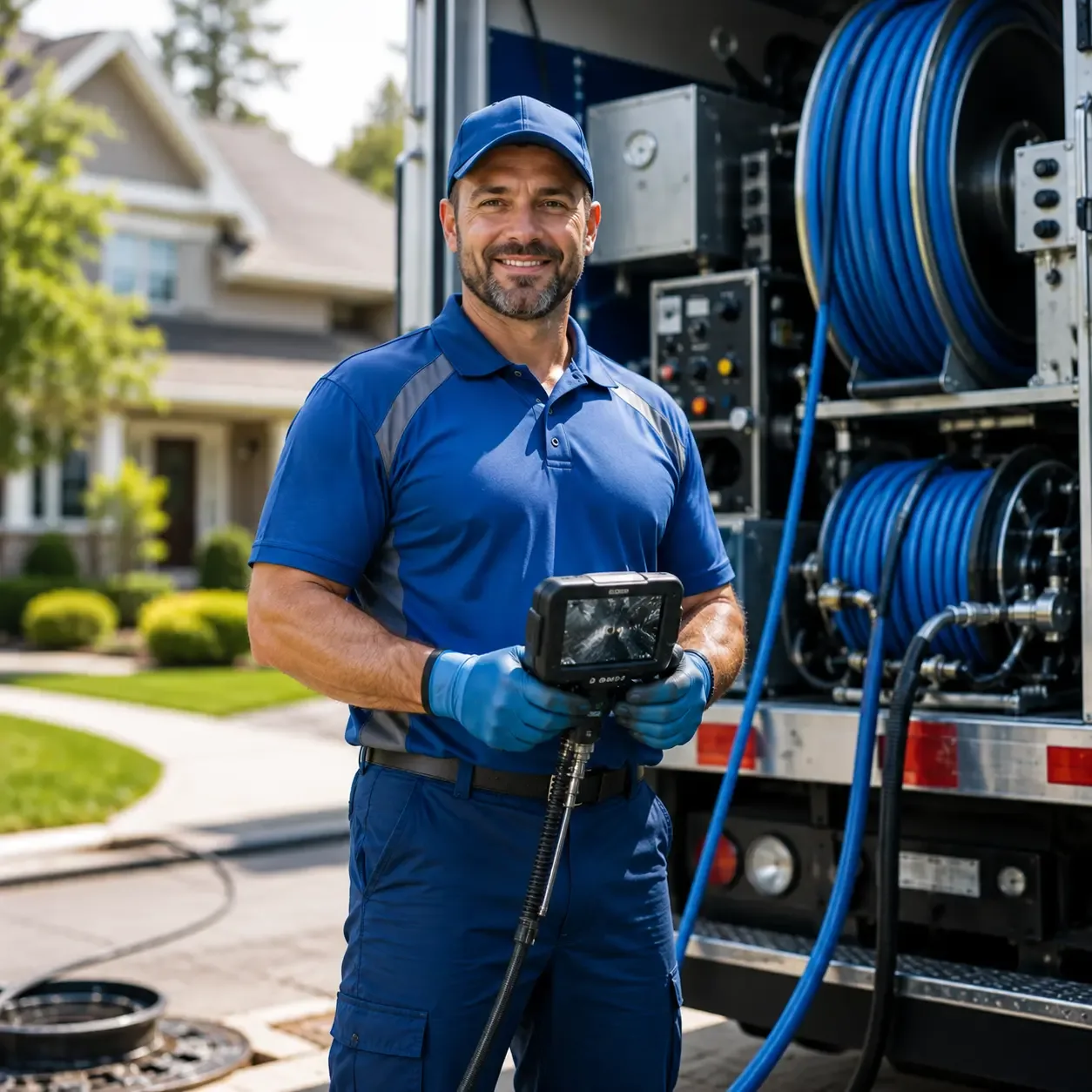 Local outdoor drain cleaning specialists in Menominee, MI